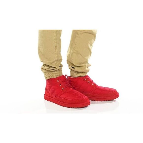 UGG Men's Neumel LTA Chukka Boots Samba Red Quilted Size 8 - Picture 2 of 9